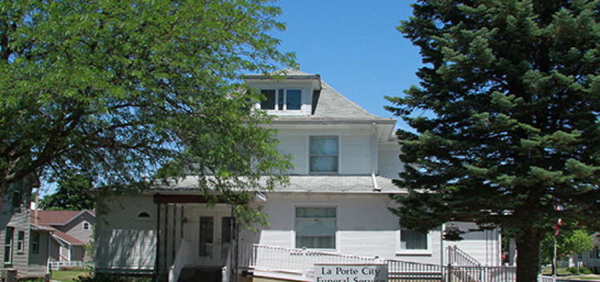 Front view of the Locke in La Porte City Building
